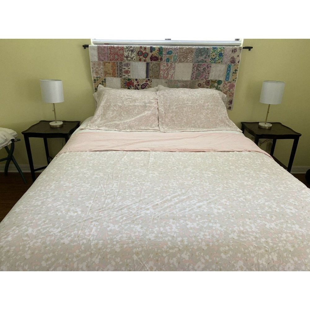 3 Pieces Set Comforter Duvet Cover Queen Size EUC - Picture 1 of 12